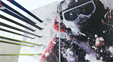 Skiing Product Display Gallery